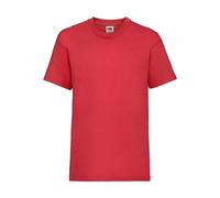 Baby T-shirt Fruit of the Loom Valueweight Rouge 2/3 ans