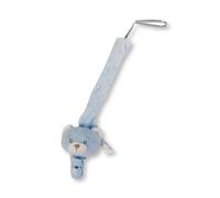 Baby Teddy Dummy Clip (Sky)