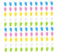 Baby Teeth Keepsake Box 100-Pack Adorable Mouse Tooth Keepsake Box for Baby's First Tooth Collection Random Colors (2 Bags)