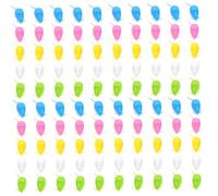 Baby Teeth Keepsake Box, 100-Pack Adorable Mouse Tooth Keepsake Box for Baby's First Tooth Collection, Random Colors (2 Bags)