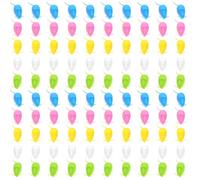 Baby Teeth Keepsake Box, 100-Pack Adorable Mouse Tooth Keepsake Box for Baby's First Tooth Collection, Random Colors (2 Bags)