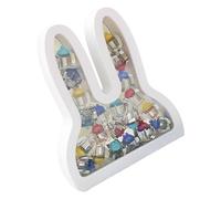 Baby Teeth Keepsake Box,Baby Teeth Container With Labels | Kids Tooth Storage Case Bunny Shape Growth Record Keepsake For Memory Home School Birthday