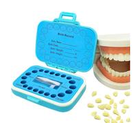 Baby Teeth Keepsake Box - Tooth Fairy for 20 Shed | Pattern Player of Waterproof, Dustproof, with Tweezers, a Bottle of Lanugo, Cotton Ball