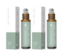 Baby Teething Oil Roller Teething Roller with Chamomile & Rose Oil, Gentle Massage Applicator for Soothing Infant Teething Pain 10ml (2pcs)