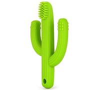 Baby Teething Toothbrush - Cactus Teethers for Toddlers - Baby Silicone Toothbrush - a Colorful Silicone Toothbrush for Babies in The Shape of a Cactus - Teether Toy Irreplaceable During Teething