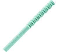 Baby Teething Tubes - Made in The USA Baby Teething Toys - Soft & Durable Infant Toys and Toddler Silicone Teether - 7 Inches, Mint - Baby Must Haves for Teething Relief - Food Safe & Easy to Clean
