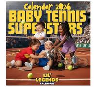 Baby Tennis Superstars Calendar 2026: Tiny Aces, Adorable Babies in Gear & Playful Court Moments