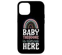Baby Theodore Is Almost Here Pregnancy Announcement Boho Case for iPhone 12/12 Pro