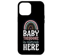 Baby Theodore Is Almost Here Pregnancy Announcement Boho Case for iPhone 12 Pro Max