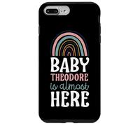 Baby Theodore Is Almost Here Pregnancy Announcement Boho Case for iPhone 7 Plus/8 Plus