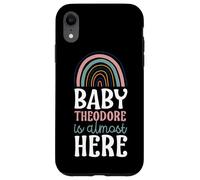 Baby Theodore Is Almost Here Pregnancy Announcement Boho Case for iPhone XR