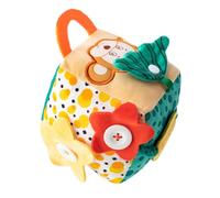 Baby Tissue Box Toy - Soft Sensory Activity Cube For | Crinkle Toy For Early Education, Baby Travel Entertainment | Promotes Logical Thinking Fun Inspired Gift For Thanksgiving, Playtime