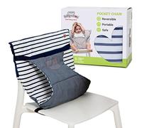 Baby-to-Love Portable High Chair Reversible and Compact for Babies (Denim Edition)