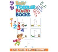 Baby Toddler Board Books: ABC Book Tracing, Colors Book, Numbers Book, Pre-K Wipe-Clean Workbook, Scholastic Early Learners age 2-5