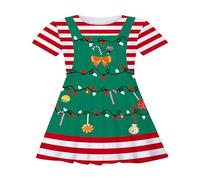 Baby Toddler Clothes Girl Christmas Outfit,Girls Dresses Ruffle Long Sleeve Kids 1St Outfit Plus Size Costumes Newborn Birthday Party Pageant Baptism Christening (3#Watermelon Red,6-7 Years)