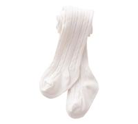 Baby Toddler Girls Tights Knit Cotton Pantyhose (1-6 Years Old) Dance Leggings Pants Infant Girl Stockings Pantyhose Baby Girls Tights Rich Cotton Little Toddler Girls Leggings (White, 2-4 Years)