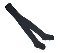 Baby Toddler Kids Girls Footed Tights Cotton Leggings Cable Ribbed Knit Solid Stocking Pant Baby Girl Fall Clothes Little Girls Stretchy Basic Full Length Pantyhose (Black, 4-6 Years)
