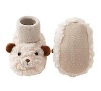 Baby Toddler Walking Shoes Soft Soles Not Baby Shoes Breathable for Learning to Walk Indoors Or Outdoors Breathable Socks Beige
