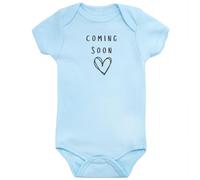 Baby Togs Pregnancy Announcement Bodysuit Vest, Blue, 0-3 Months