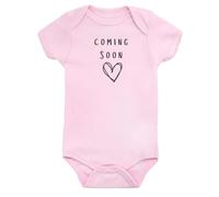 Baby Togs Pregnancy Announcement Bodysuit Vest, Pink, 0-3 Months