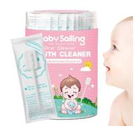 Baby Tongue Cleaner - 30 Tongue Cleaner Soft Gauze, Oral Hygiene Tongue Scraper, Portable Oral Tongue Gum Cleaner, Flexible Toothbrush Tongue Cleaner For Baby's Tongue, Mouth And Tooth Care