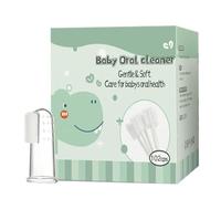 Baby Tongue Cleaner 60/120 Pack Flexible Baby Oral Cleaner Baby Toothbrush Upgrade Gum Cleaner Baby Toothbrush with Paper Handle for Babies