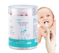 Baby Tongue Cleaner Gauze - Oral Care Wipes, Tongue Cleaning Gauze | Portable Hygienic Soft Toddler Toothbrush, Gentle Baby Mouth Cleaner, Soft Oral Pads for Babies, O