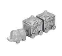 Baby Tooth Box,Elephant Carriage Keepsake Box Metal Collection Container,Cute Teeth Keepsake Box for Child Kids