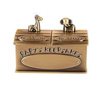 Baby Tooth Holder Keepsake - Animal Design Zinc Alloy Box, Elegant Memory Tin | Perfect Gift for Kids Girls Boys Preserving First Teeth for Baby Shower Birthday Keepsake Collectible Or Nurser