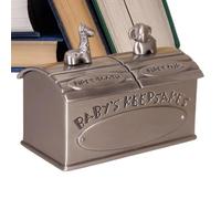 Baby Tooth Keepsake Box - Zinc Tooth Box Animal Design Child | Childhood Memory Organizer Gift Idea for Girls Boys