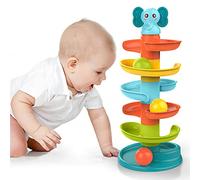 Baby Toy 9-18 Months, Ball Drop and Roll Ramp Toys for 1 Year Old Boys Girls, Sensory Toy for Babies 12 Months, Baby Ball Tower Roll ball Game, 1st Birthday Gifts for Babies Easter Gifts