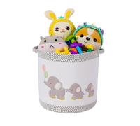 Baby Toy Basket Baby Washing Baskets Toy Storage Box, Kids Laundry Hamper Blanket Baskets, Cute Elephant Nursery Storage Basket Toy Organizer Bins For Girls Boys Kids Baby Shower Gifts Baskets