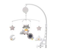 Baby Toy - Crib Cot with Sound | Kid Cot Nursery | Wind Chime Decoration with A Soothing Photo Pendant | Soothing Voice Box for Sleep | Decorate Voice| Moon Star Baby Felt Gender Neutral Crib Hanging