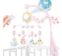 Baby Toy, Mobile for Bed with Music and Light and Projector, Music Box with 150 Melodies for Boys Girls, Baby Toy from 0 1 2 3 4 5 6 Months Newborn Baby Gift
