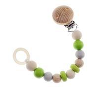 Baby Toy Pacifier Chain Apple Green 3x21x2cm NEW Pacifier Dummy Figure