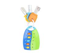 Baby Toy Smart Key Remote Control Car with Lights Sounds, for Kids Early Learning Education (Blue)
