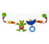 Baby Toy Stroller Chain Frog with Duck 520x40x100mm NEW