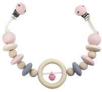 Baby Toy Stroller Chain Ring Pink BxLxH 490x35x70mm NEW Cradle Chain