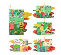 Baby Toys 0-12 Months Infant Tail Cloth Book Learning Activity Educational Toddler Parent-c Toys F3Z1 Quiet Book Interactive and