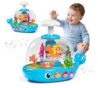 Baby Toys 6-12 Months Press & Glow & Spin Baby Musical Toys Educational Toys for 1 Year Old Boys First Birthday Gifts for 6 7 8 9 10 11 12 Months
