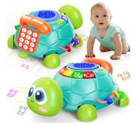 Baby Toys 6 to 12 Months,Musical Turtle Crawling Infant Toys,Early Learning Educational Toy with Light & Sound,Toddler Crawling Toys Birthday Gift for Boy Girl 7 8 9 10 11Months 1-2 Year Old