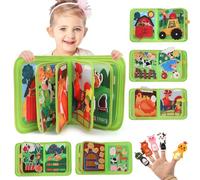 Baby Toys Busy Book for 1 2 3 Year Old, Toddlers Montessori Farm Busy Book