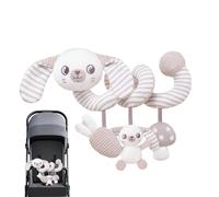 Baby Toys - Car Seat Toy | Stroller Toys | Spiral Plush Tooys | Hangable Strollers Accessories | Animal Learning Activities For Travel Outdoor Vacation Girls Boys Park Long Road Trips Crib