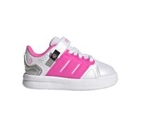 adidas Unisex Baby Lightorama Court Infants Shoes, FTWR White/Lucid Pink/Silver met., 4 UK Child