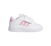 adidas Unisex Baby Rapid Court Infant Shoes, FTWR White/Bliss Pink/FTWR White, 4 UK Child