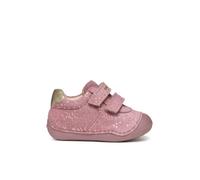 Geox Tutim 2v Pink suede Kids girls first and baby shoes B9440B-C8233 in a Plain Suede Leather in Size 21