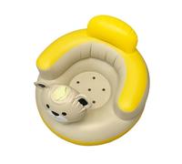 Baby Travel Booster Seat on Floor - Baby Bath Seat, Baby Nursing Chair, Baby Floor Seats with Cute Bear | Inflatable Toddler Seat, Chair for Baby
