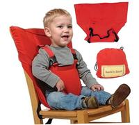 Baby Travel High Chair Harness, Adjustable Polyester Hook On High Chair Harness with Storage Bag, Baby Traveling Must Haves Chair Cover for Baby Infant