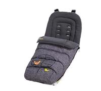 Baby-Travel UK Footmuff for All Seasons, Reversible Water-Resistant Cosy Liner with Fleece, Padded Quilting and Two-Way Zipper, Machine Washable, from Birth to 6+ Months (Dawn Chorus)