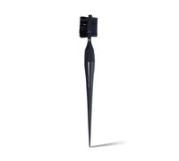 Baby Tress Hair Brush - Edge Styler 3-in-1 for Styling and Taming Flyaways and Brows, Charcoal